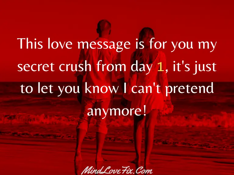 Love Messages To A Crush