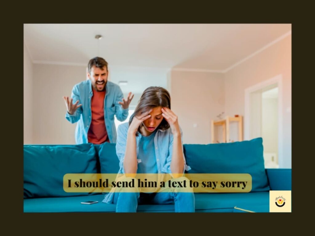 how to say sorry to your boyfriend through text